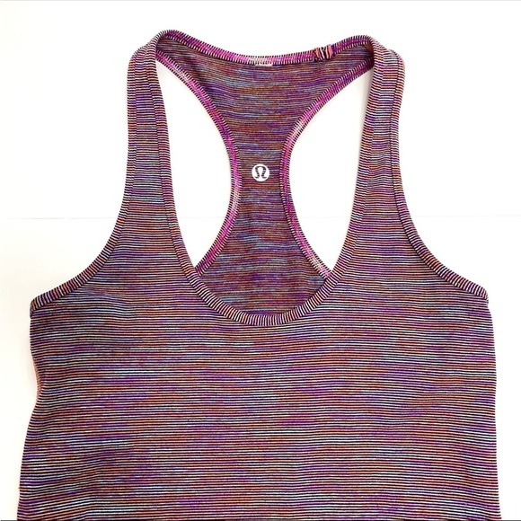 LULULEMON Cool Racerback Wee Are From Space Tank in Orange - Picture 2 of 7